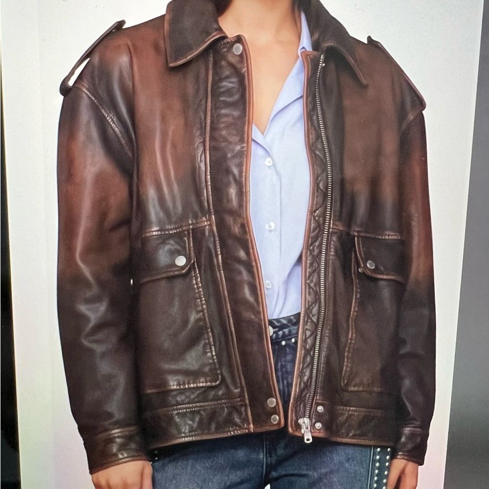 Avec Les Filles Leather Jacket